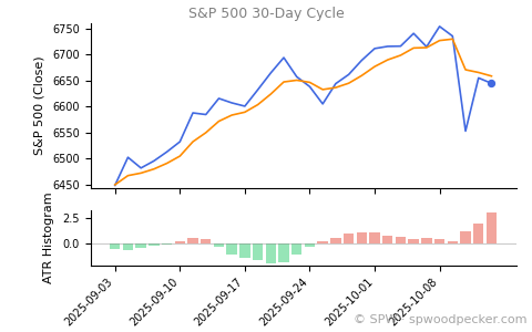 SPX 30-day cycle chart
