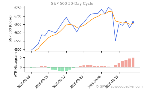 SPX 30-day cycle chart